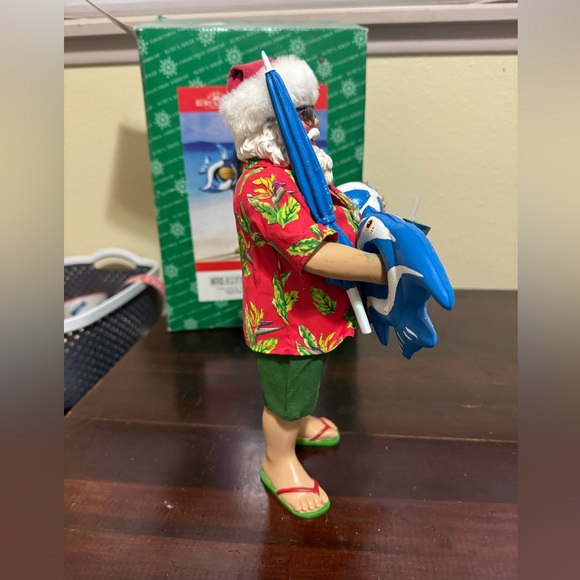 Kurt S Adler Santa’s Day Off Fabriche Santa Christmas Decor - Picture 8 of 8